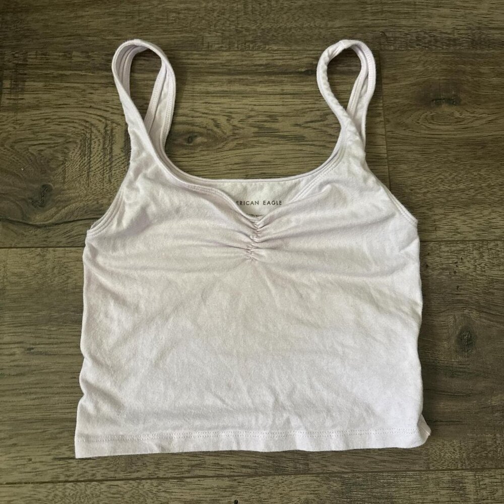 American Eagle Outfitters Women's Pink and Purple Vest